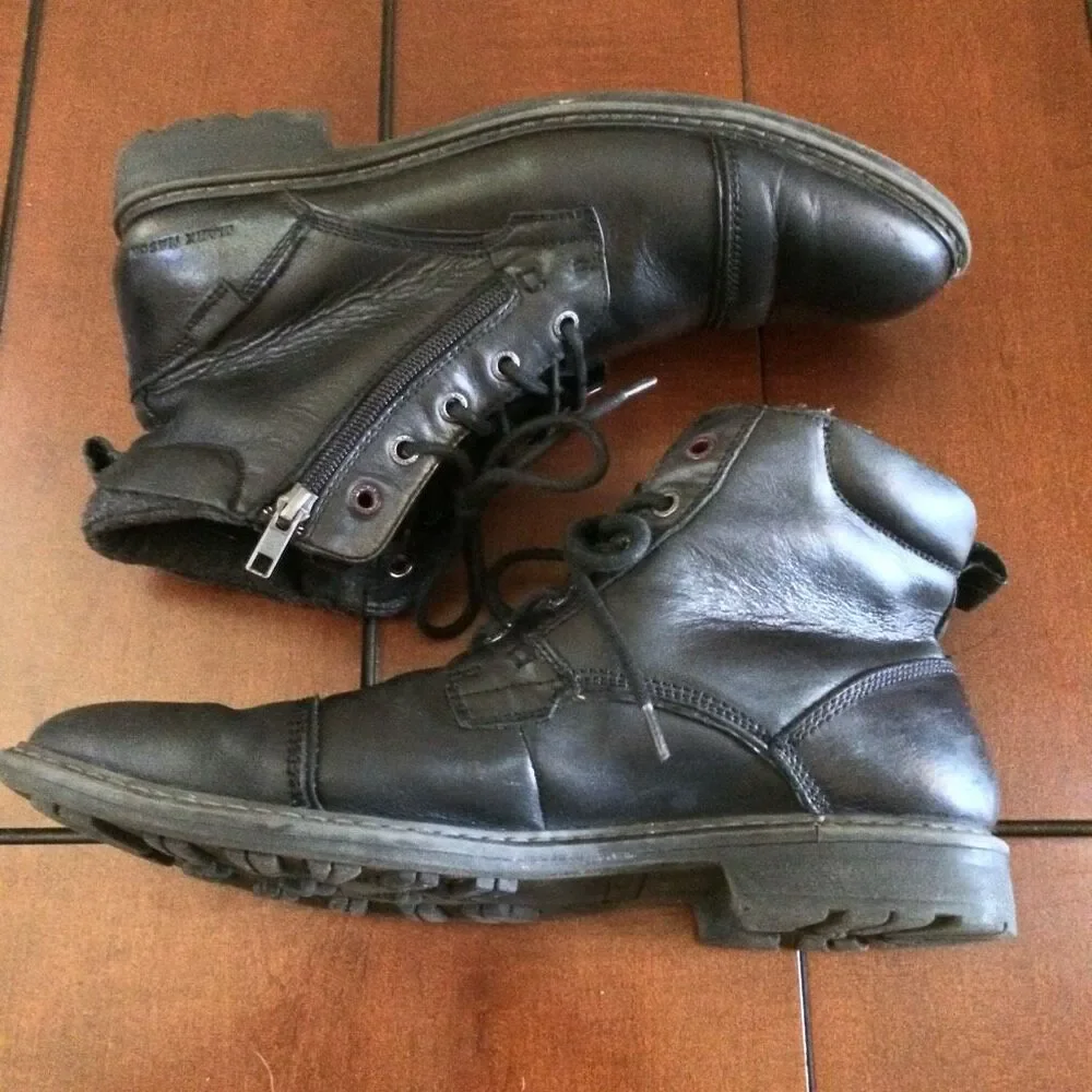 Mark Nason Ottomatic black leather boots 9